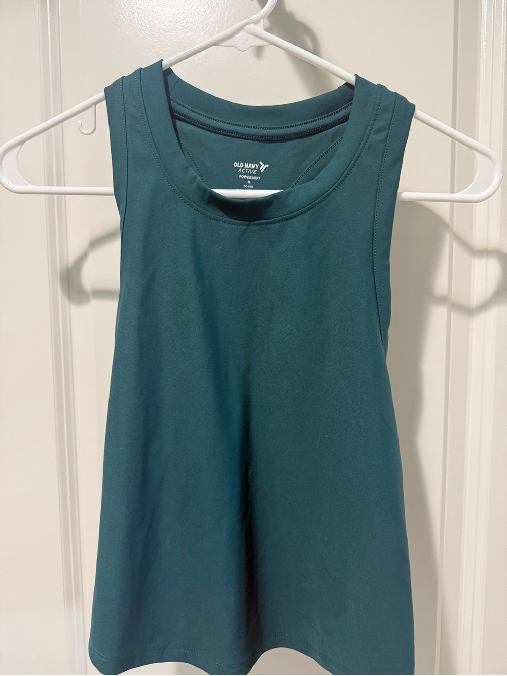 Old Navy Active Teal Jet Stream Racerback Tank Top
